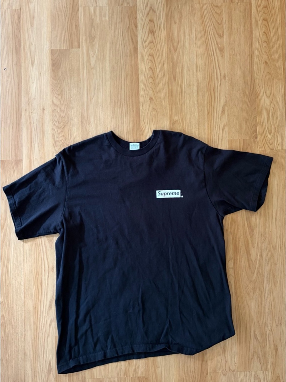 SS21 Black Supreme Spiral T-Shirt